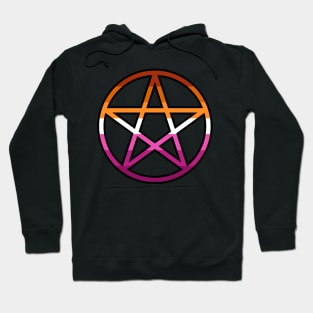 Lesbian Pride Pentacle Symbol Hoodie